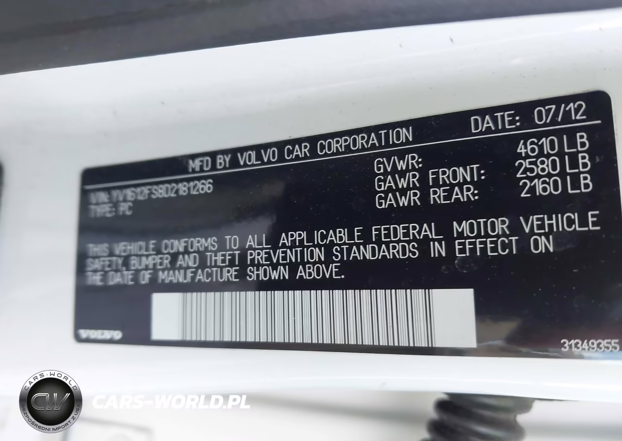 2013 Volvo S60 T5-T5 Platinum-T5 Premier-T5 Premier Plus VIN:YV1612FS8D2181266 - 9