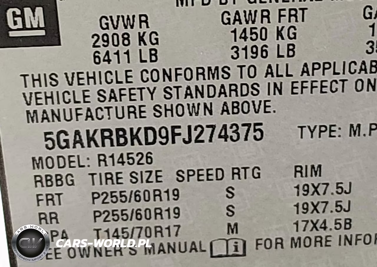2015 Buick Enclave Leather VIN:5GAKRBKD9FJ274375 - 9
