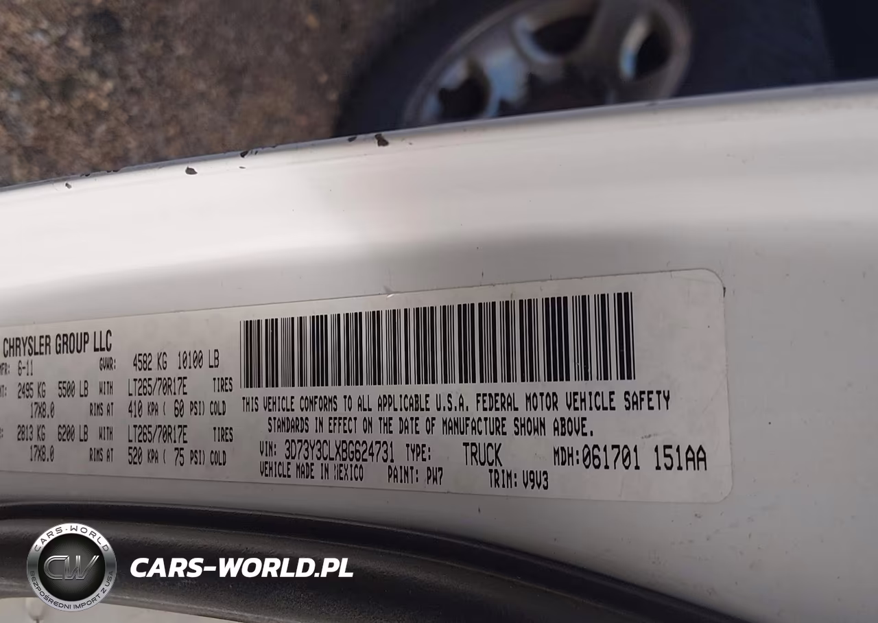2011 Ram Ram 3500 St VIN:3D73Y3CLXBG624731 - 8