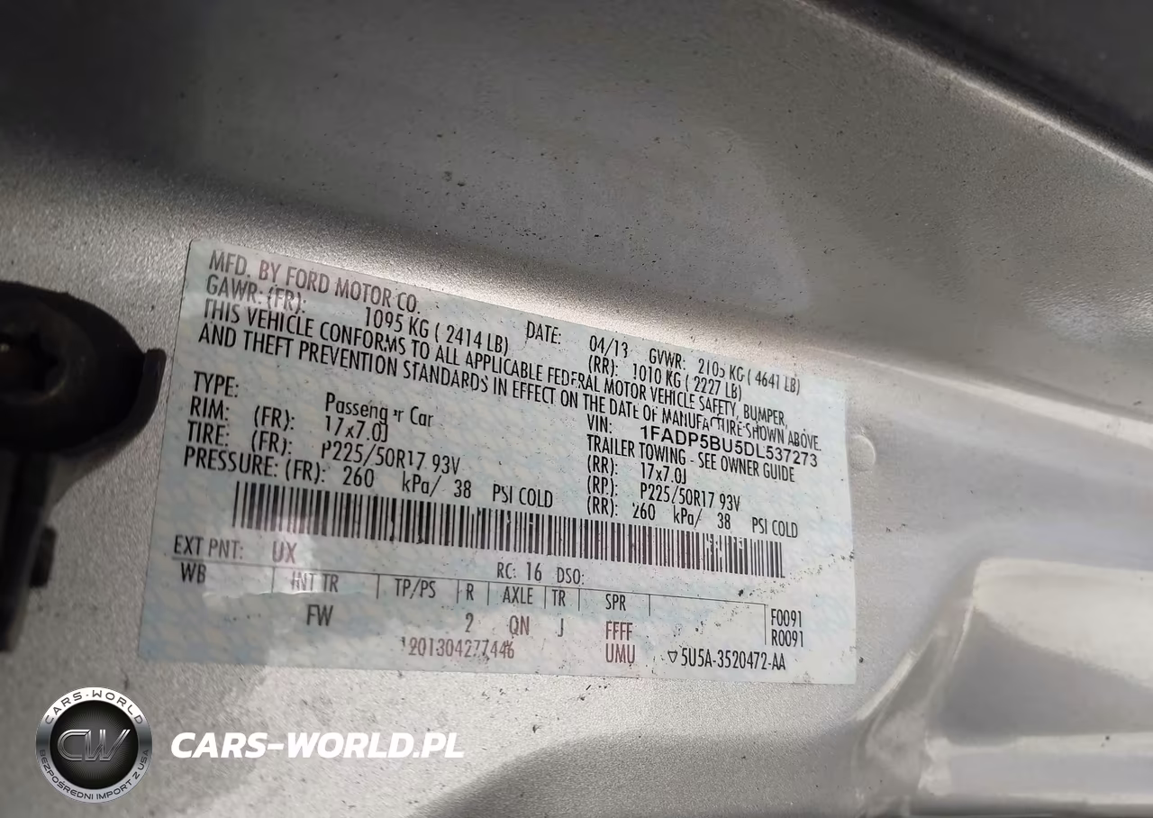 2013 Ford C-Max Hybrid Sel VIN:1FADP5BU5DL537273 - 9