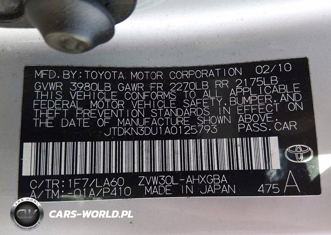 2010 Toyota Prius V VIN:JTDKN3DU1A0125793 - 9