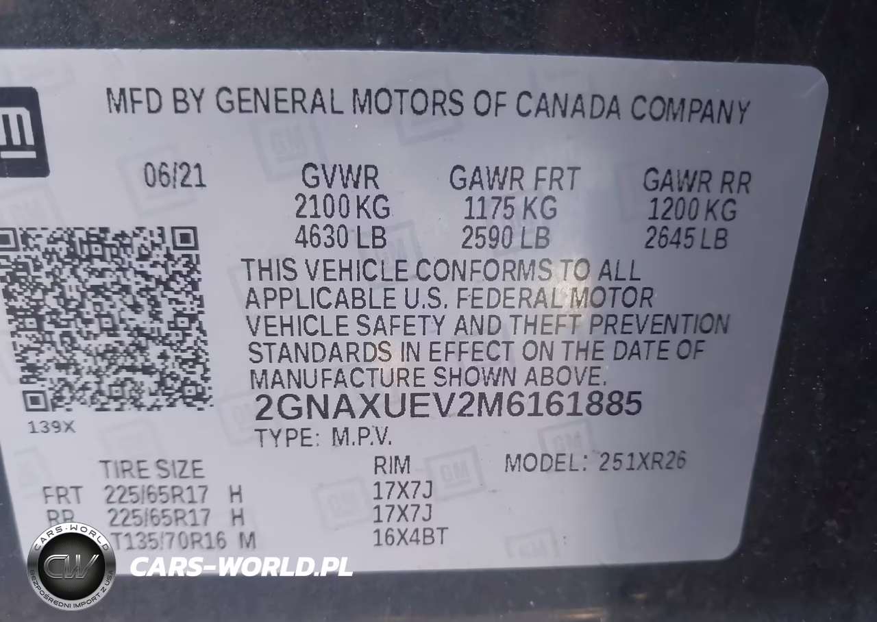 2021 Chevrolet Equinox Awd Lt VIN:2GNAXUEV2M6161885 - 9