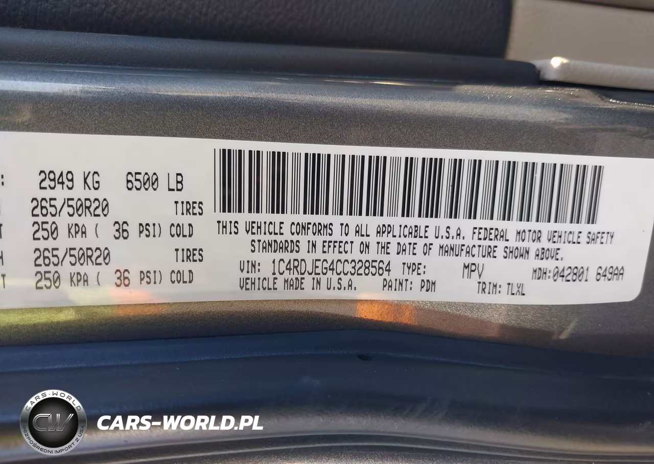 2012 Dodge Durango Citadel VIN:1C4RDJEG4CC328564 - 9