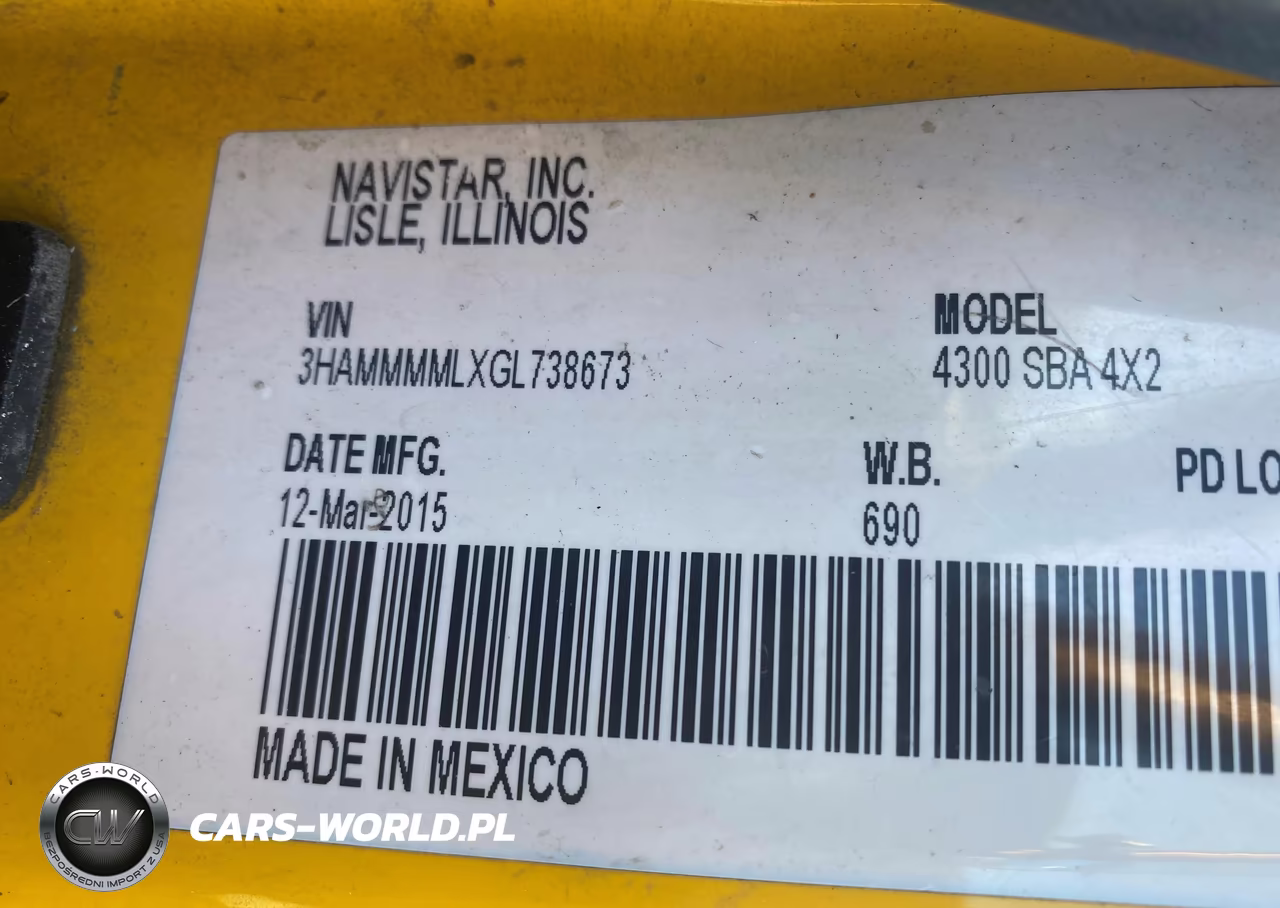 2016 International 4000 Box Truck 4300 VIN:3HAMMMMLXGL738673 - 15