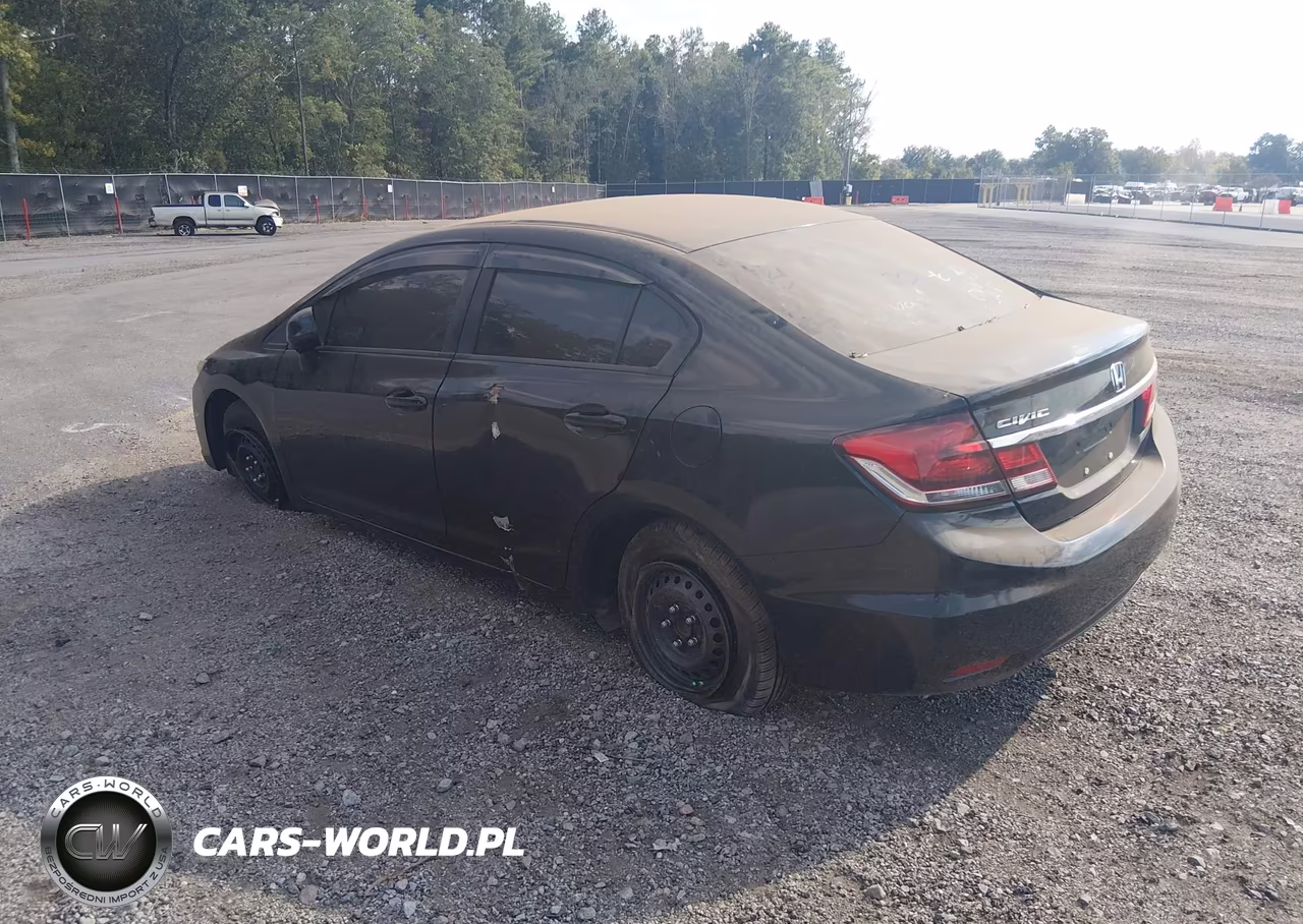 2013 Honda Civic Lx VIN:2HGFB2F57DH300284 - 3