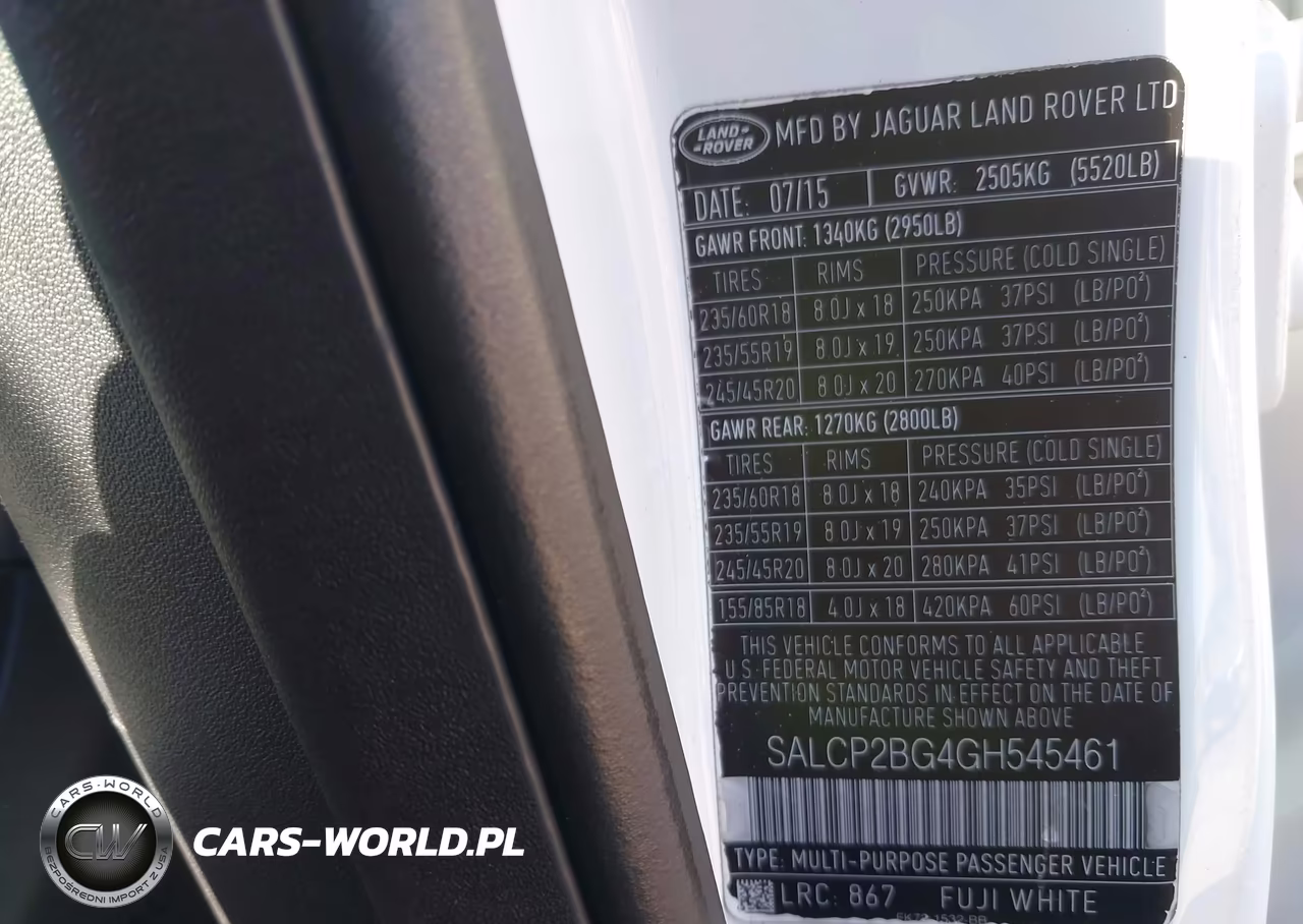 2016 Land Rover Discovery Sport Se VIN:SALCP2BG4GH545461 - 9