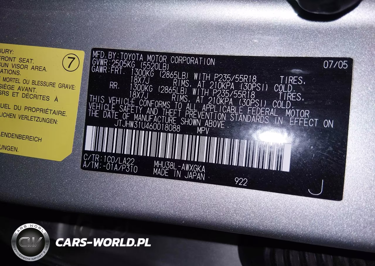 2006 Lexus Rx 400H VIN:JTJHW31U460018088 - 9