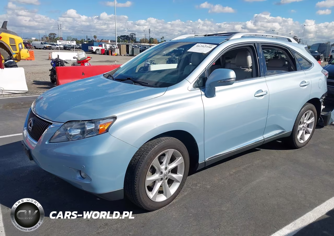 2010 Lexus Rx 350 VIN:2T2ZK1BA7AC018009 - 2