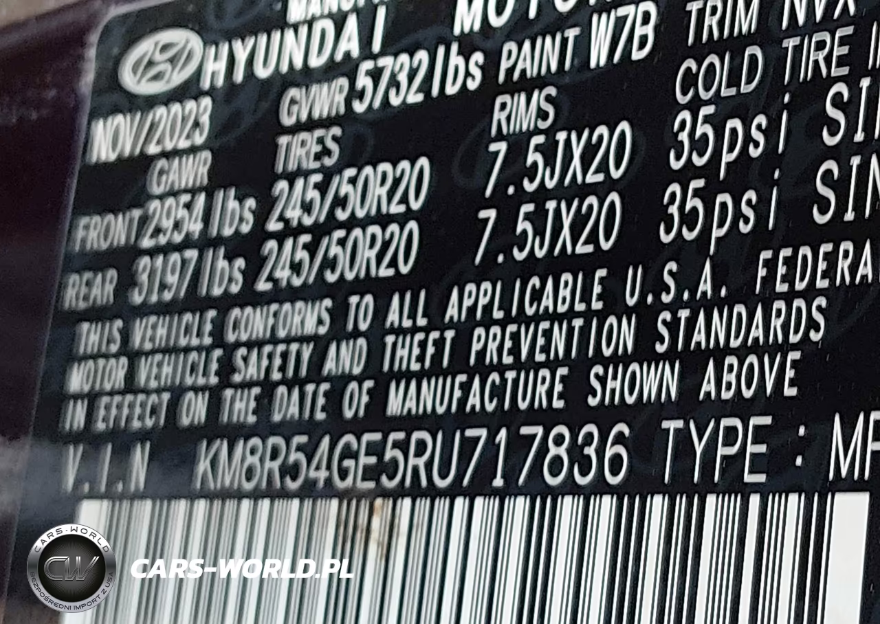 2024 Hyundai Palisade Limited VIN:KM8R54GE5RU717836 - 9