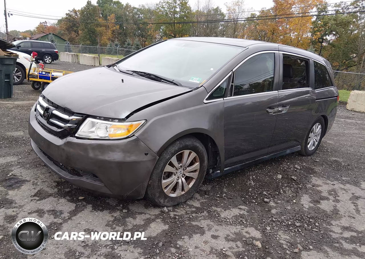 2016 Honda Odyssey Ex-L VIN:5FNRL5H62GB055761 - 2