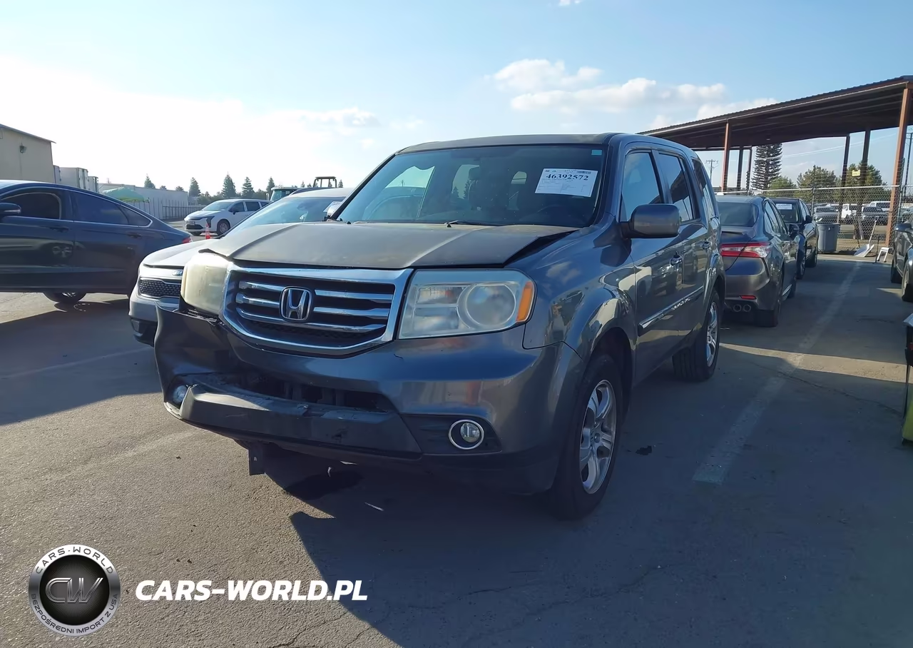 2013 Honda Pilot Ex-L VIN:5FNYF4H73DB069654 - 2