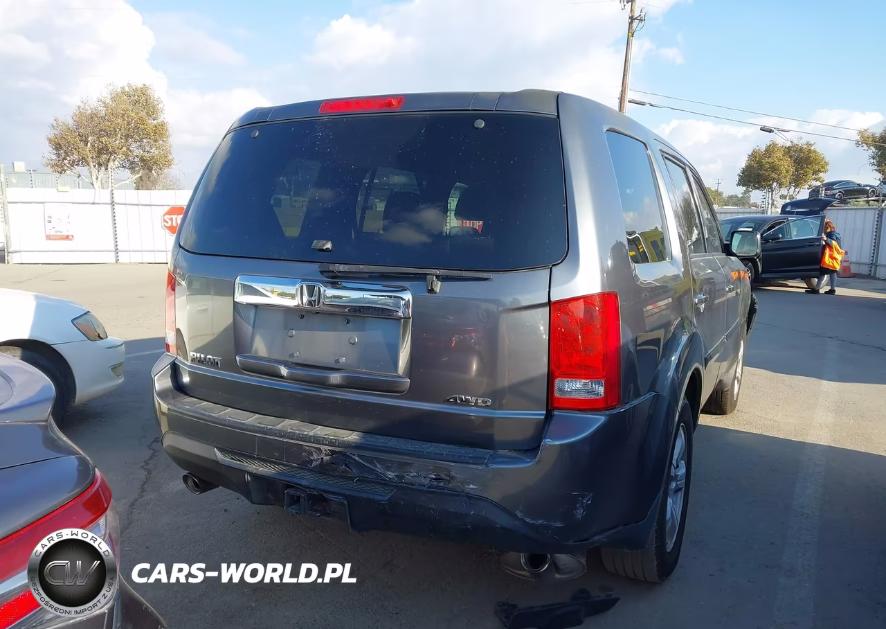 2013 Honda Pilot Ex-L VIN:5FNYF4H73DB069654 - 4
