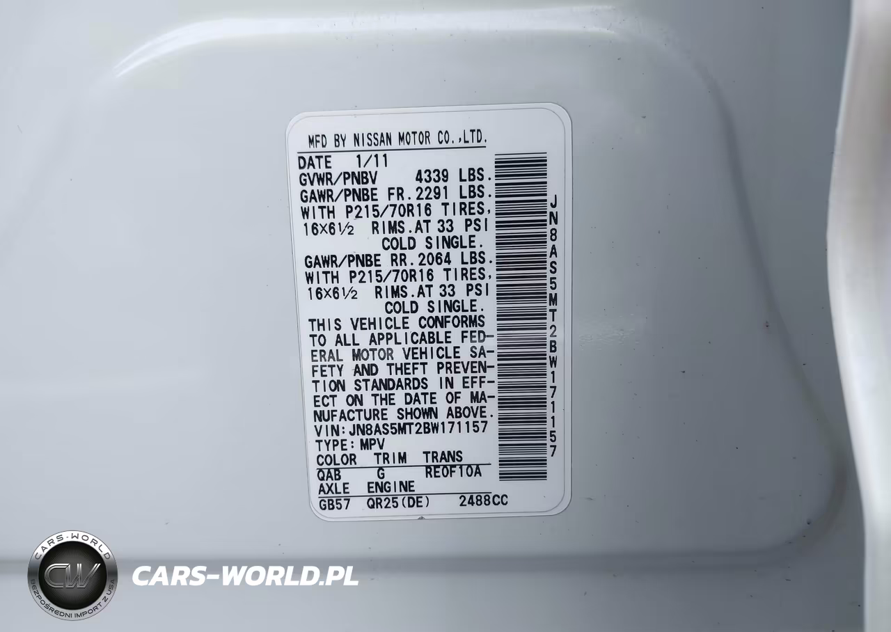 2011 Nissan Rogue S VIN:JN8AS5MT2BW171157 - 12