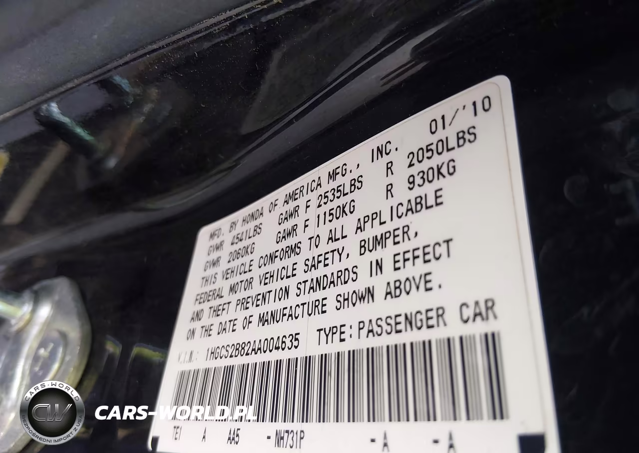 2010 Honda Accord 3.5 Ex-L VIN:1HGCS2B82AA004635 - 9