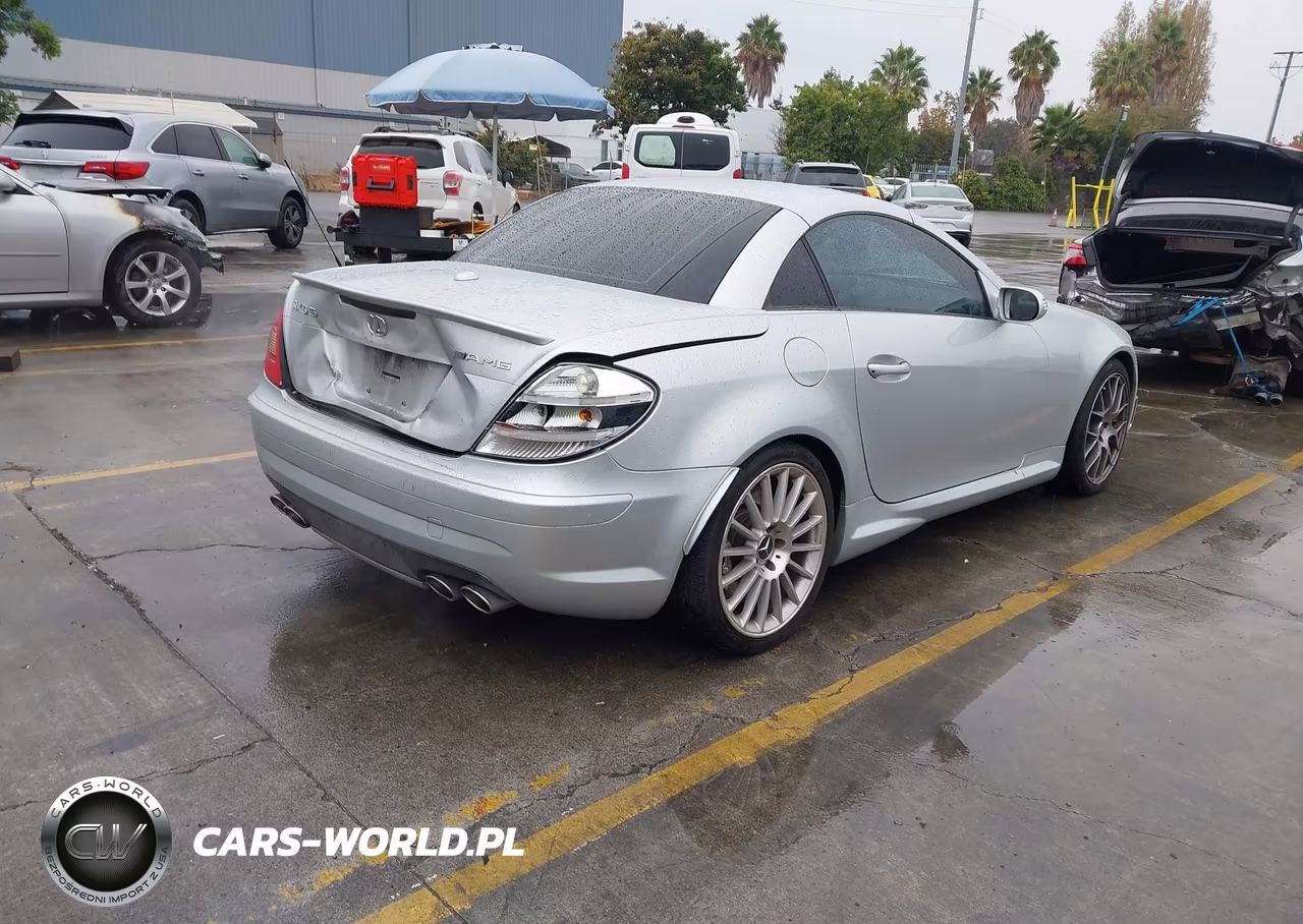 2007 Mercedes-Benz Slk 55 Amg VIN:WDBWK73F77F147600 - 4