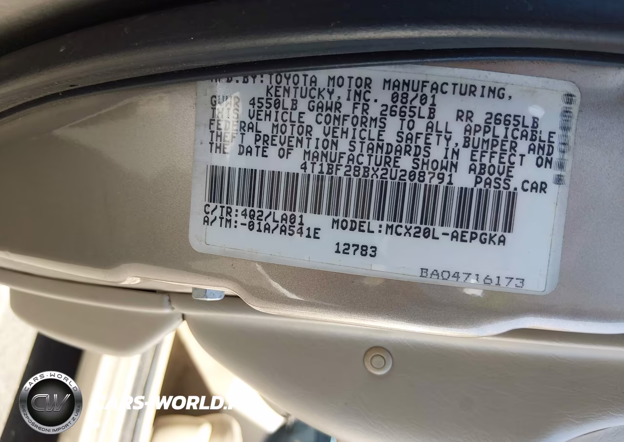 2002 Toyota Avalon Xls VIN:4T1BF28BX2U208791 - 9