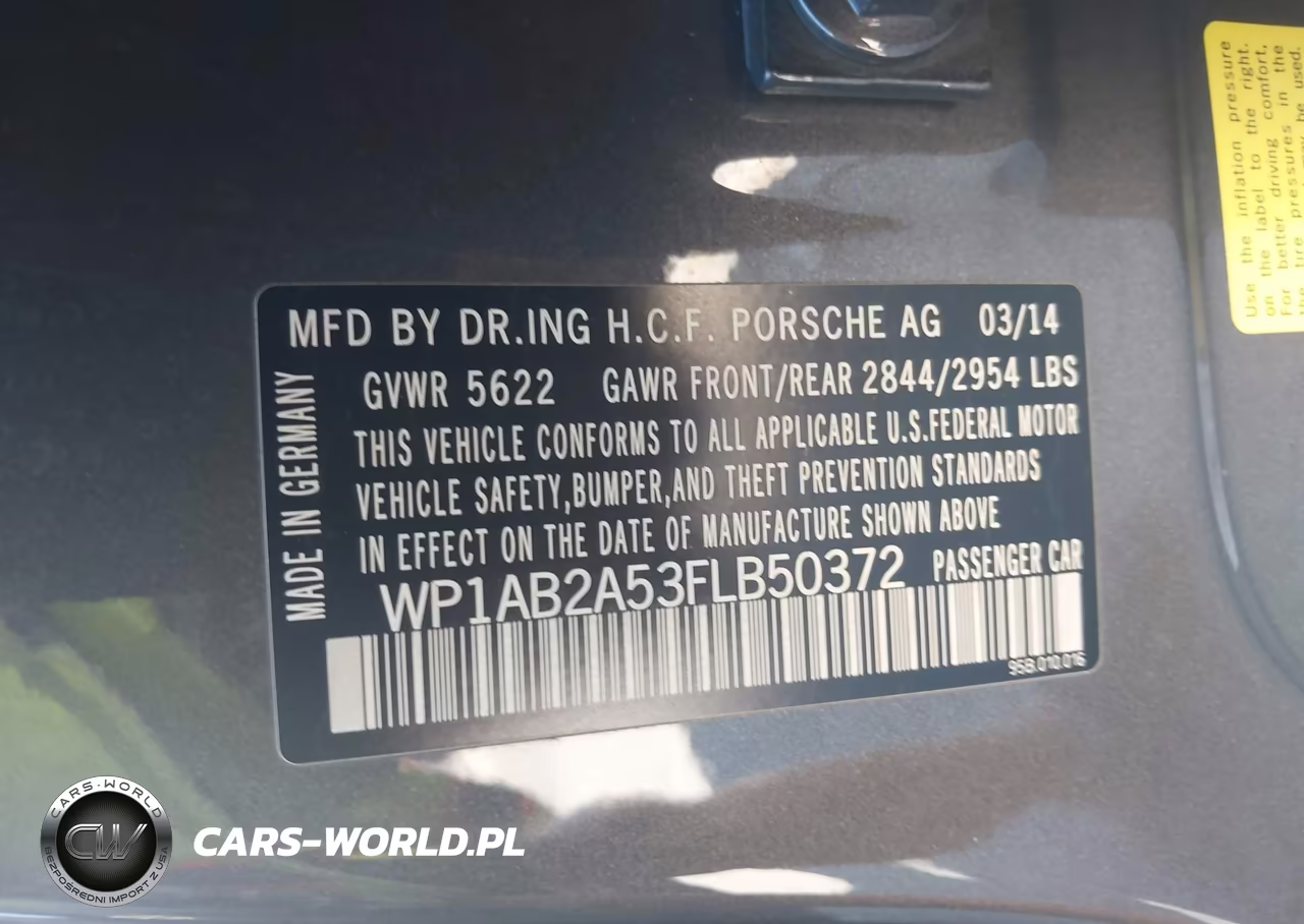 2015 Porsche Macan S VIN:WP1AB2A53FLB50372 - 9