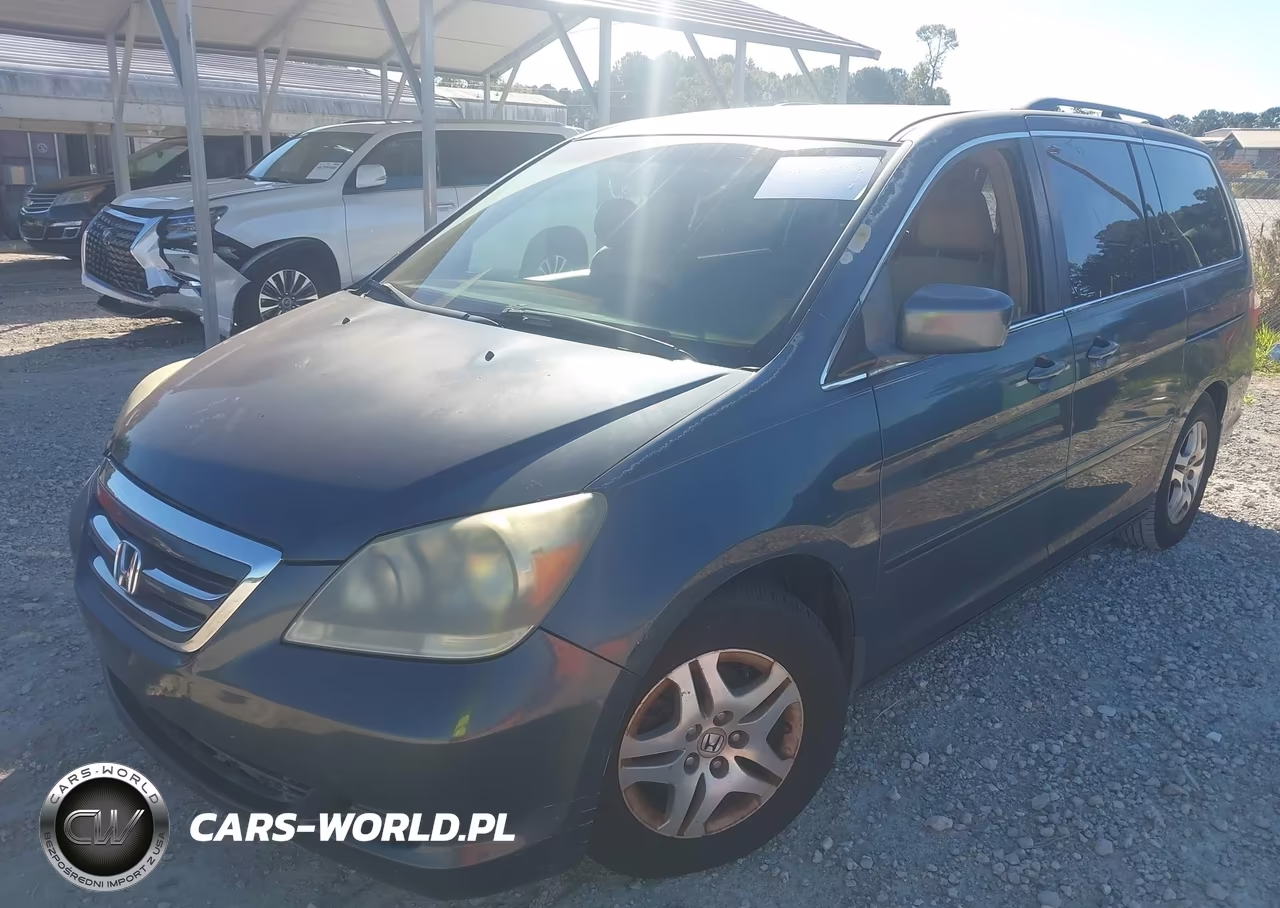 2005 Honda Odyssey Ex VIN:5FNRL38455B007106 - 2
