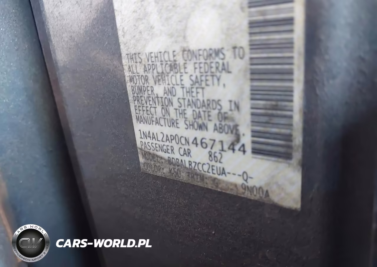 2012 Nissan Altima 2.5 S VIN:1N4AL2AP0CN467144 - 9