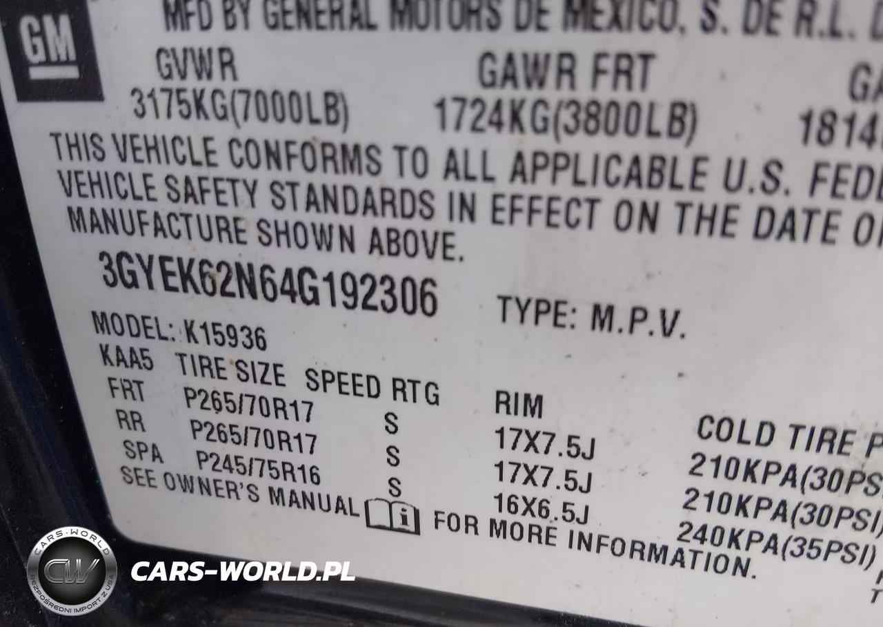 2004 Cadillac Escalade Ext Standard VIN:3GYEK62N64G192306 - 9
