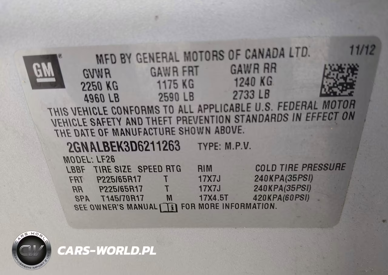 2013 Chevrolet Equinox Ls VIN:2GNALBEK3D6211263 - 9