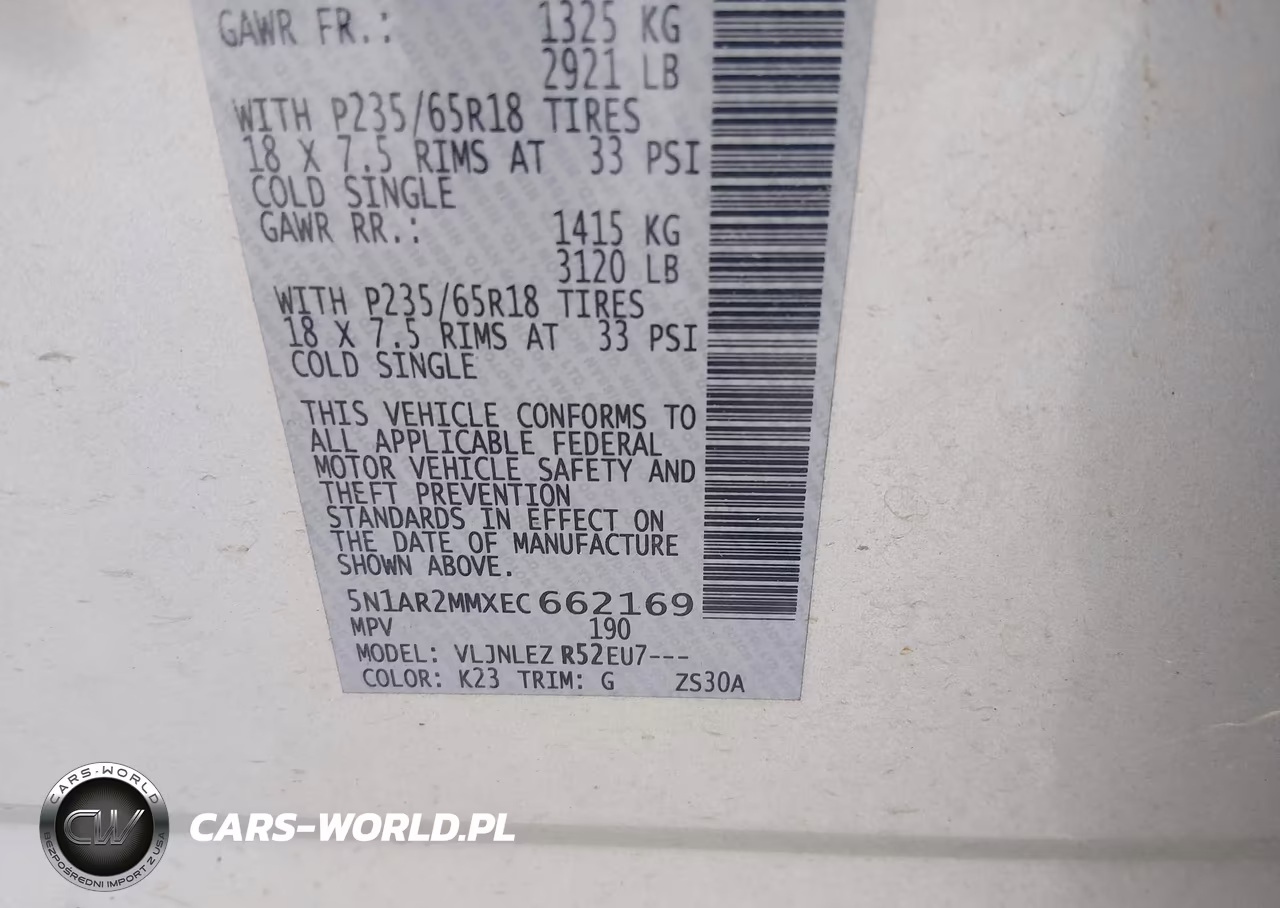 2014 Nissan Pathfinder S VIN:5N1AR2MMXEC662169 - 9