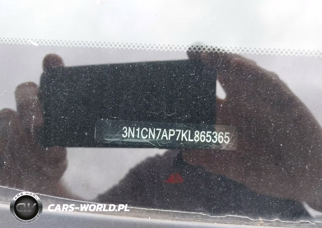 2019 Nissan Versa 1.6 Sv VIN:3N1CN7AP7KL865365 - 9