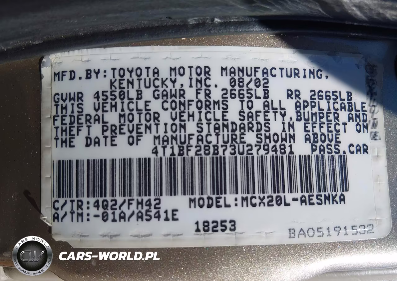 2003 Toyota Avalon Xl VIN:4T1BF28B73U279481 - 9
