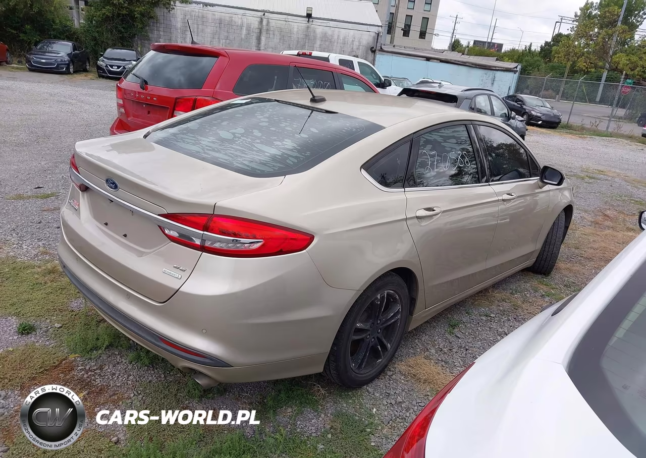 2018 Ford Fusion Se VIN:3FA6P0HD9JR270588 - 4