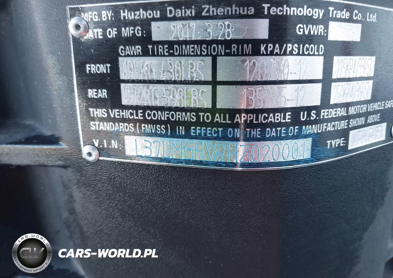 2017 Icebear Pmz125-2 VIN:L37LMGFV7HZ020001 - 10