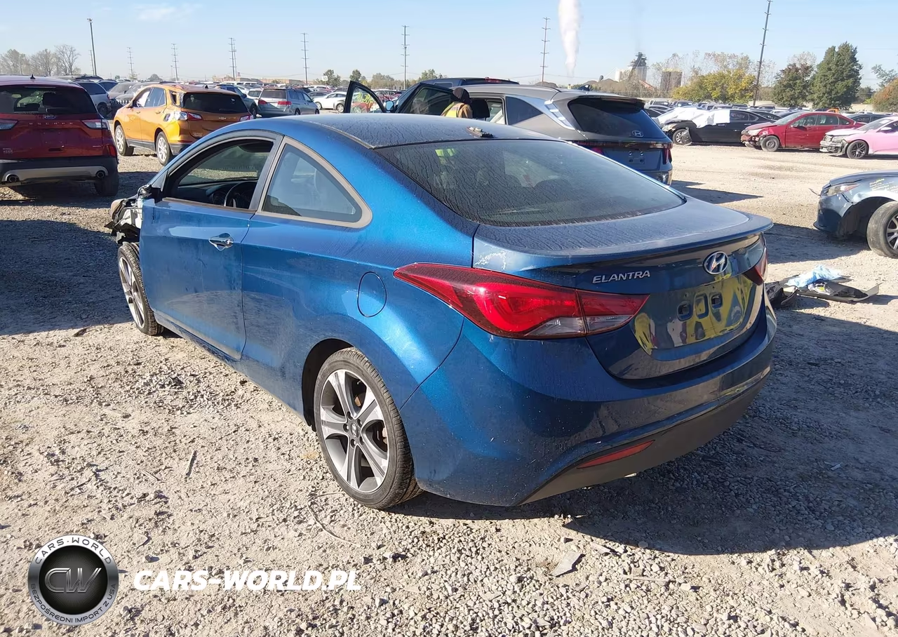 2014 Hyundai Elantra VIN:KMHDH6AH1EU024014 - 3