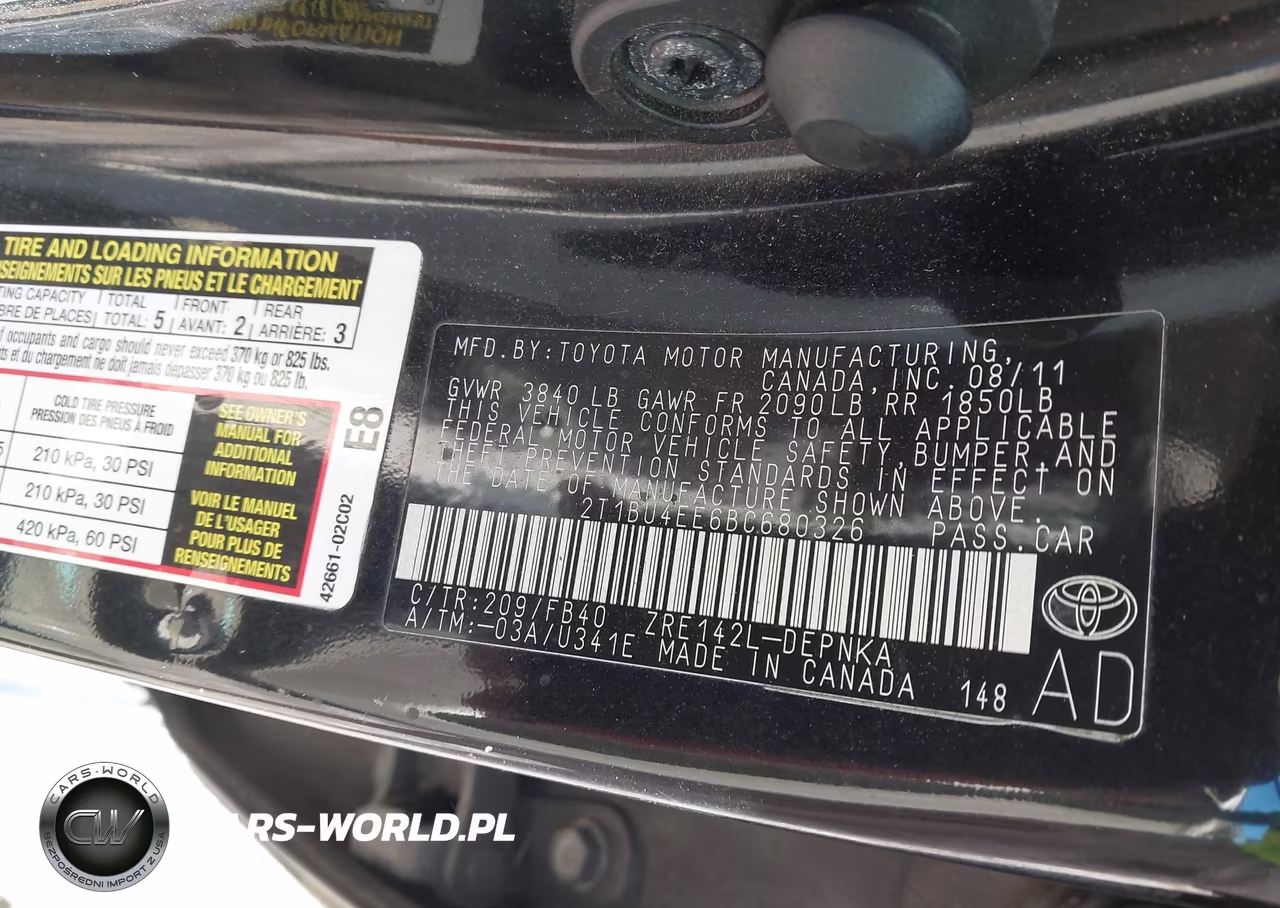 2011 Toyota Corolla Le VIN:2T1BU4EE6BC680326 - 9