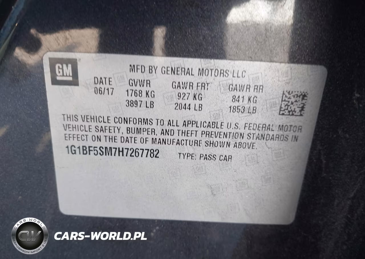 2017 Chevrolet Cruze Premier Auto VIN:1G1BF5SM7H7267782 - 9