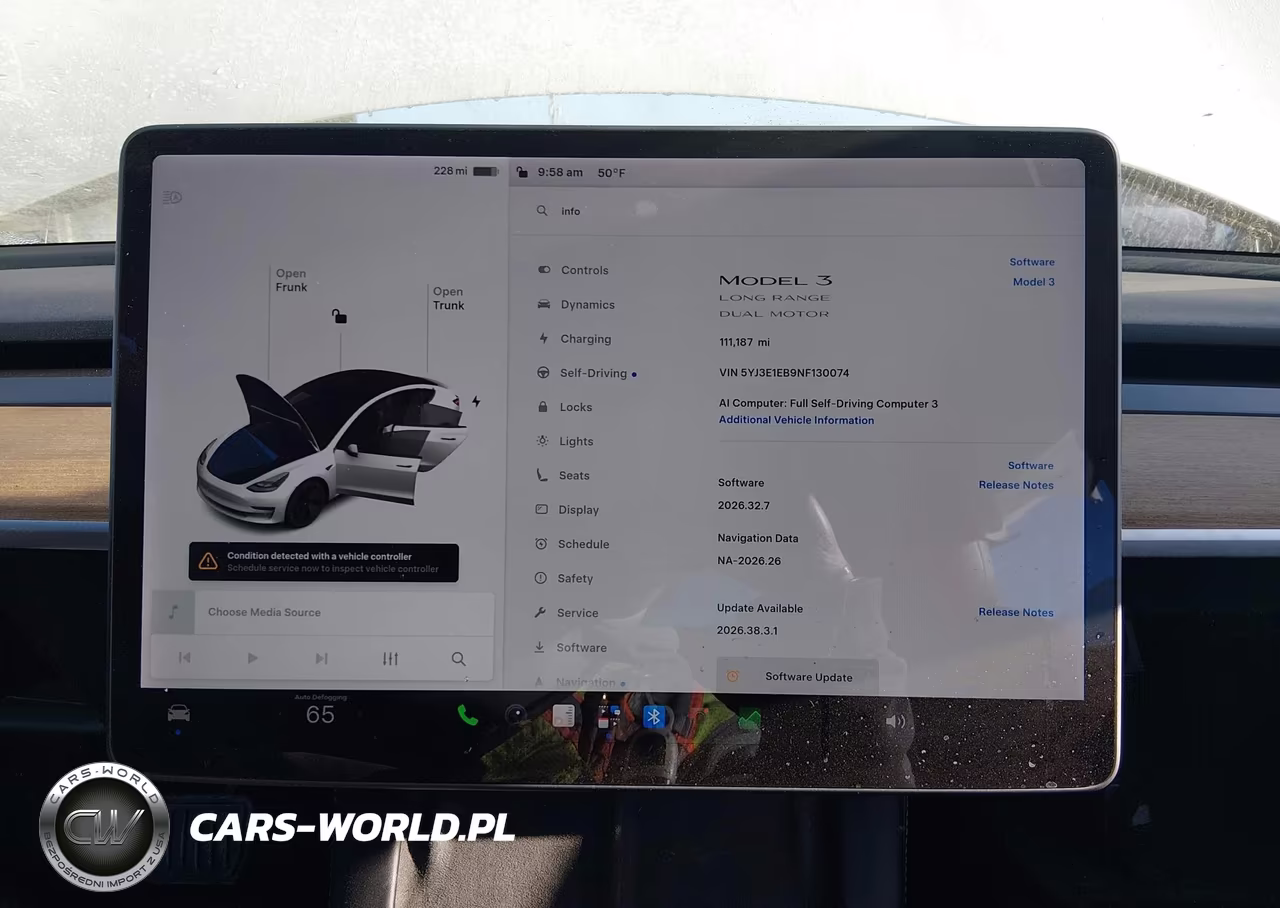 2022 Tesla Model 3 Long Range Dual Motor All-Wheel Drive VIN:5YJ3E1EB9NF130074 - 17