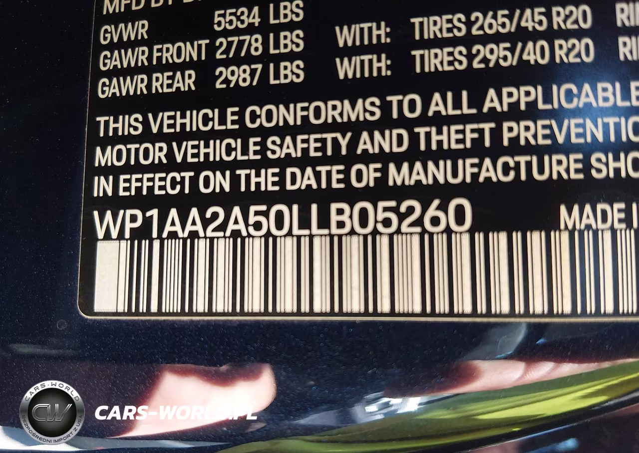 2020 Porsche Macan VIN:WP1AA2A50LLB05260 - 9
