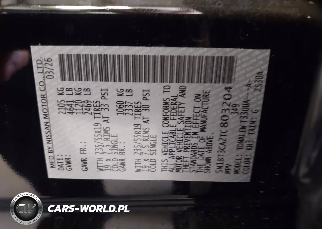 2026 Nissan Rogue Sl VIN:5N1BT3CA2TC803204 - 9