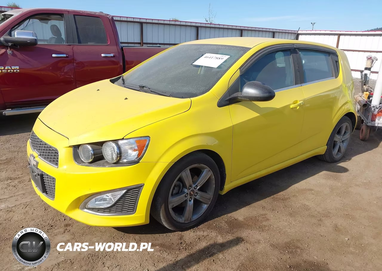 2015 Chevrolet Sonic Rs Auto VIN:1G1JG6SB1F4210196 - 2