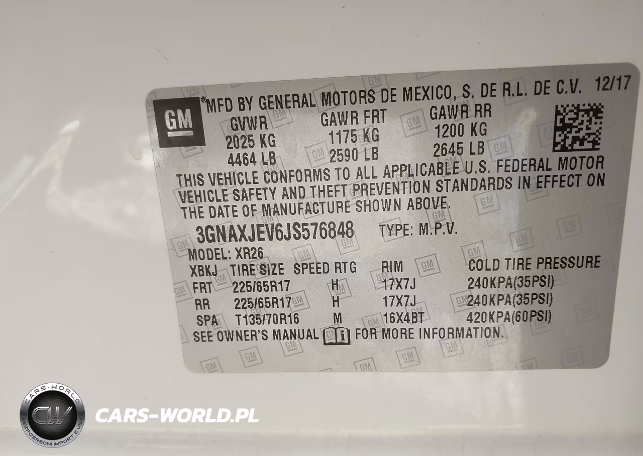 2018 Chevrolet Equinox Lt VIN:3GNAXJEV6JS576848 - 9