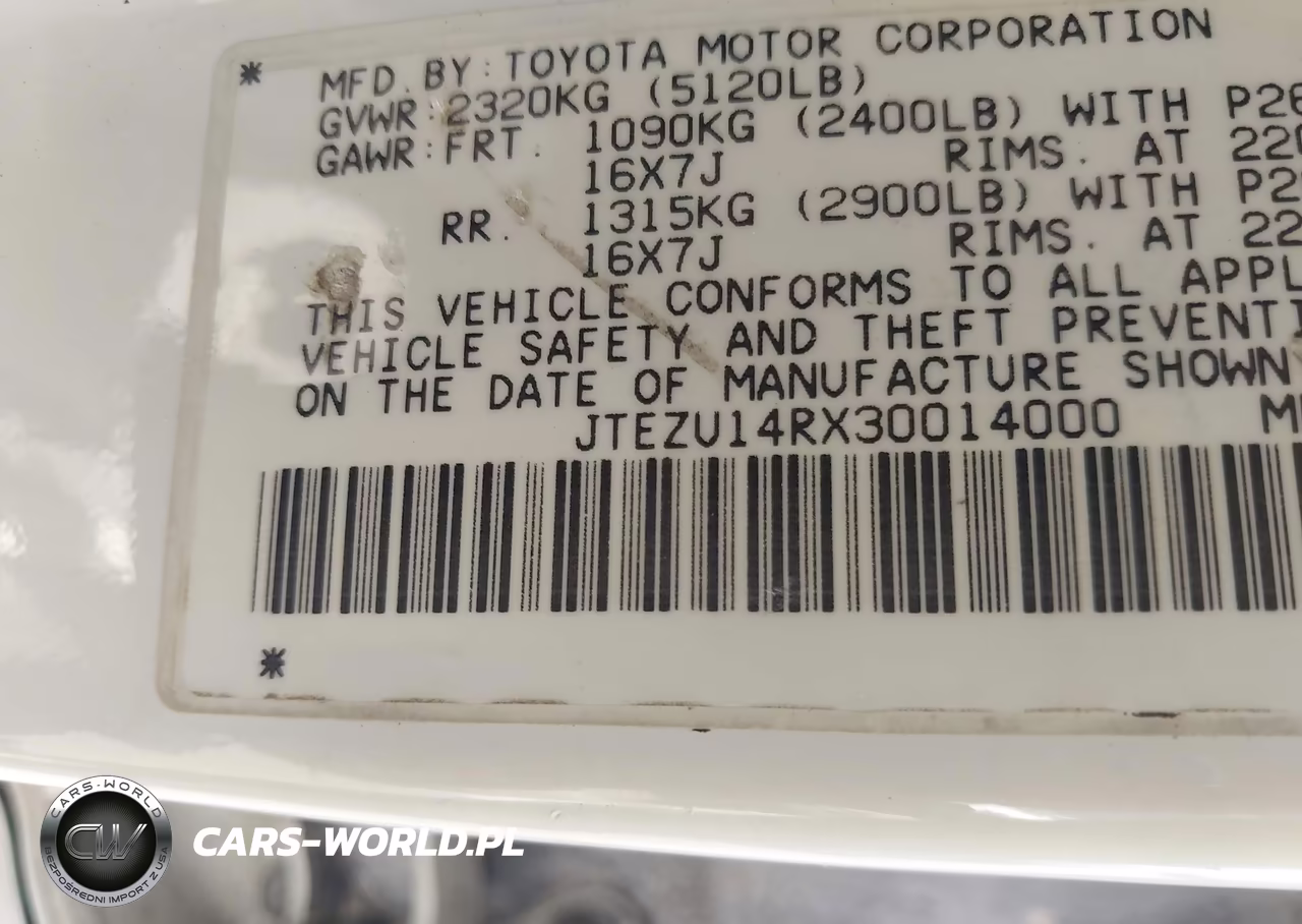 2003 Toyota 4Runner Sr5 V6 VIN:JTEZU14RX30014000 - 9