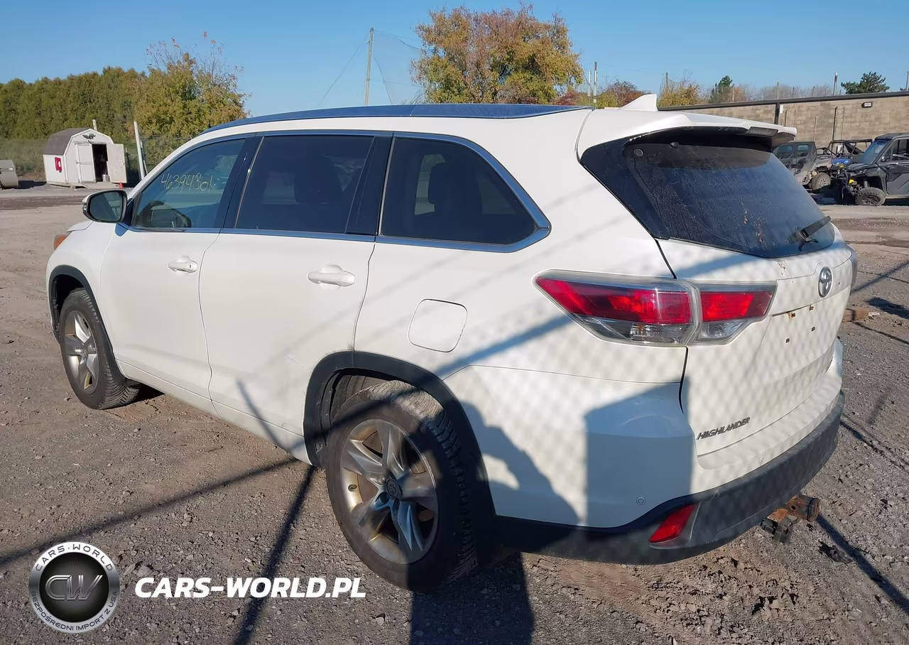 2015 Toyota Highlander Limited V6 VIN:5TDDKRFH2FS182318 - 3