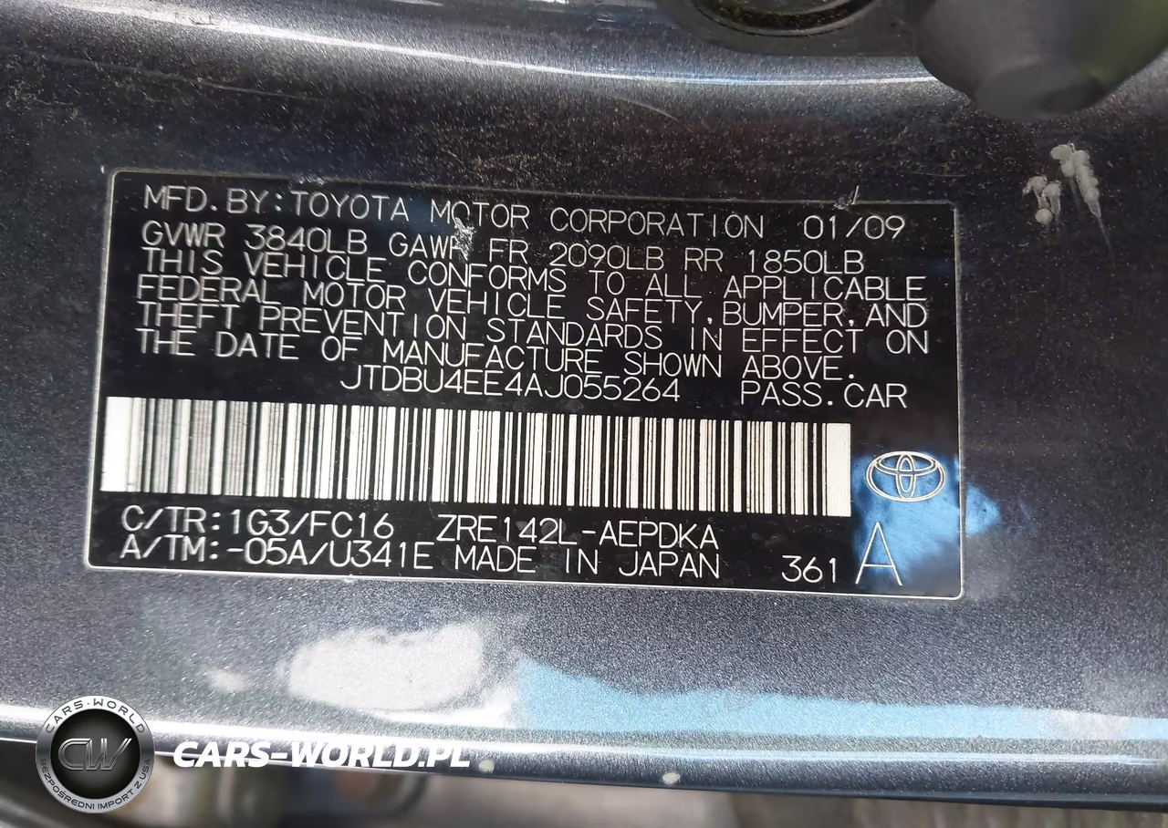 2010 Toyota Corolla Le VIN:JTDBU4EE4AJ055264 - 9