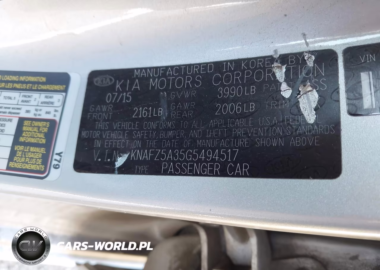 2016 Kia Forte Sx VIN:KNAFZ5A35G5494517 - 9