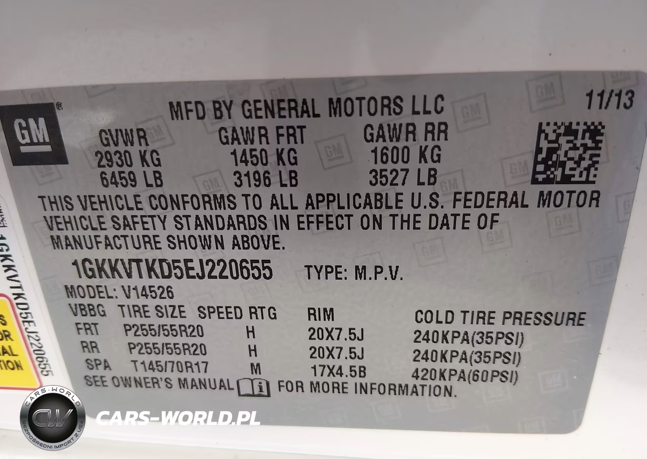 2014 GMC Acadia Denali VIN:1GKKVTKD5EJ220655 - 9