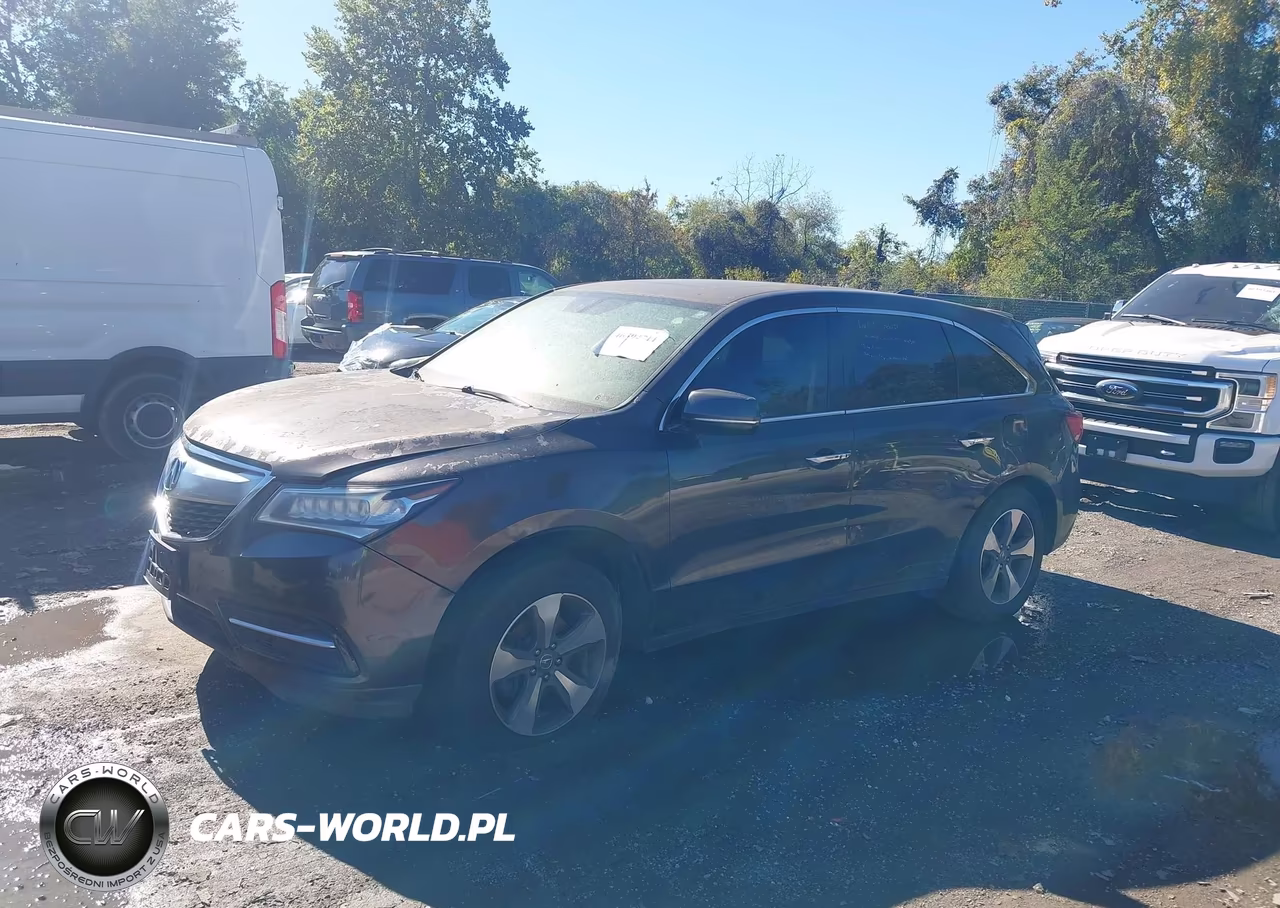 2016 Acura Mdx Acurawatch Plus Package VIN:5FRYD4H27GB028909 - 2