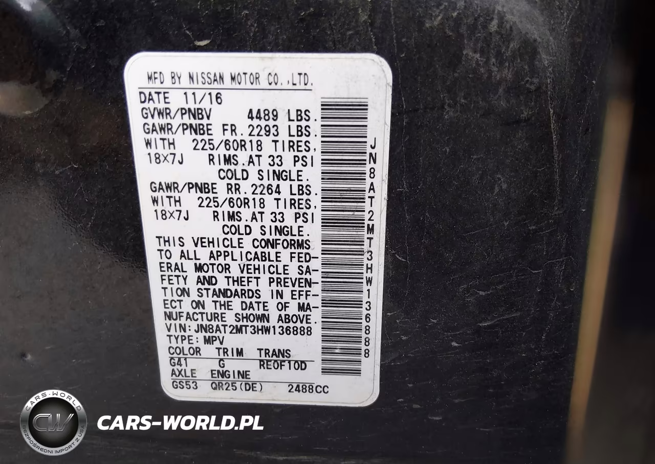 2017 Nissan Rogue Sl VIN:JN8AT2MT3HW136888 - 9