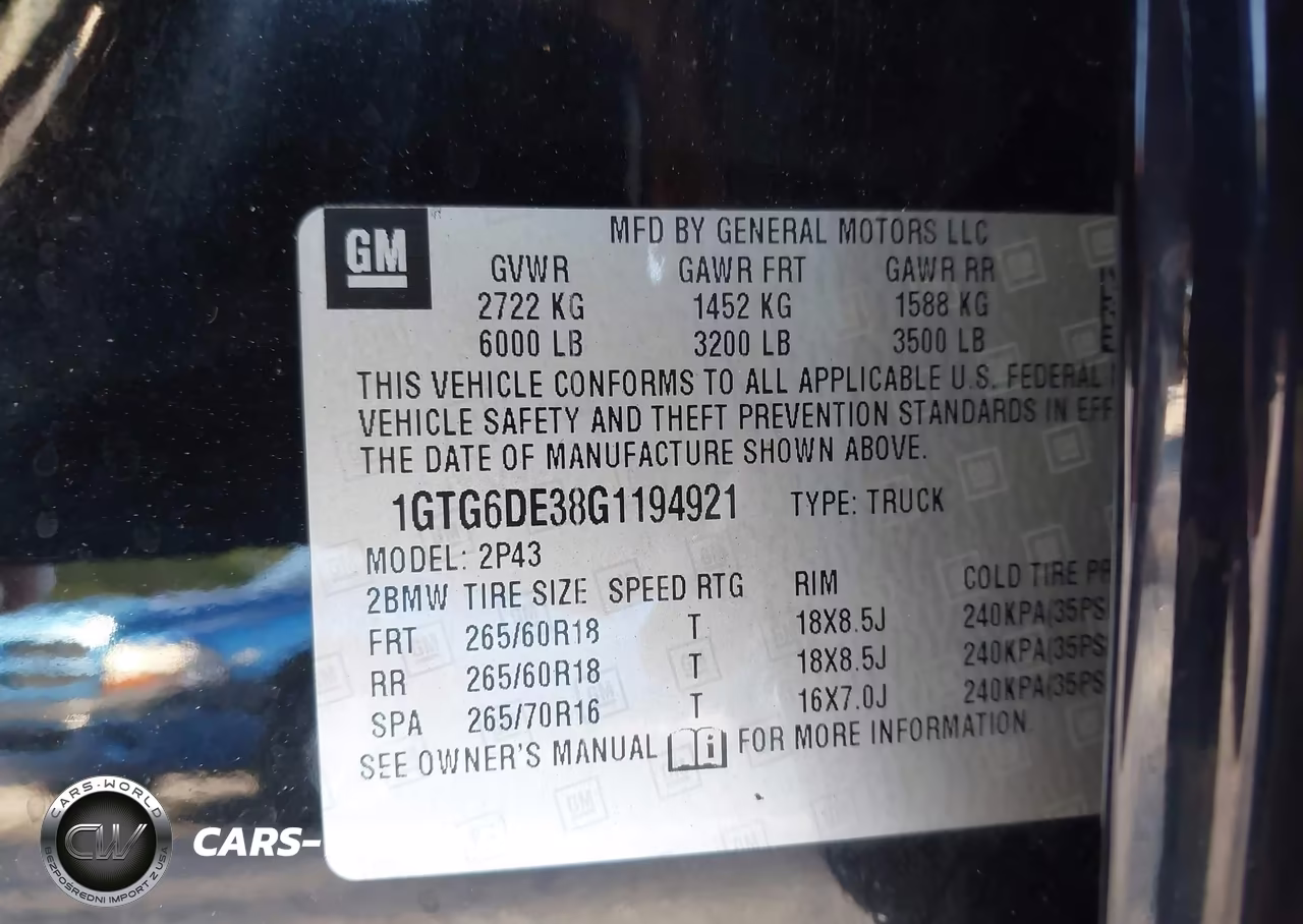 2016 GMC Canyon Slt VIN:1GTG6DE38G1194921 - 9