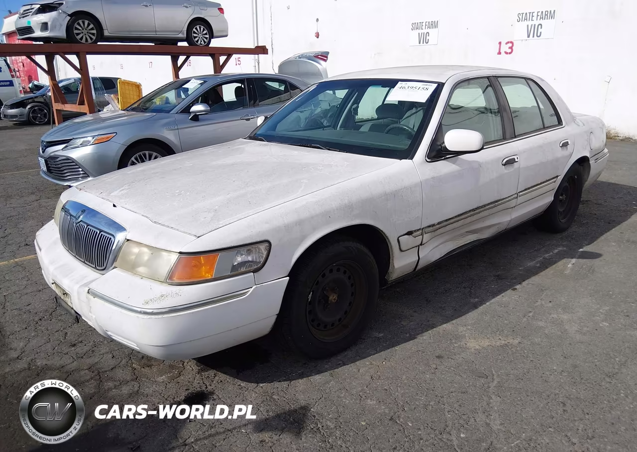 2001 Mercury Grand Marquis Gs VIN:2MEFM74W91X707167 - 2