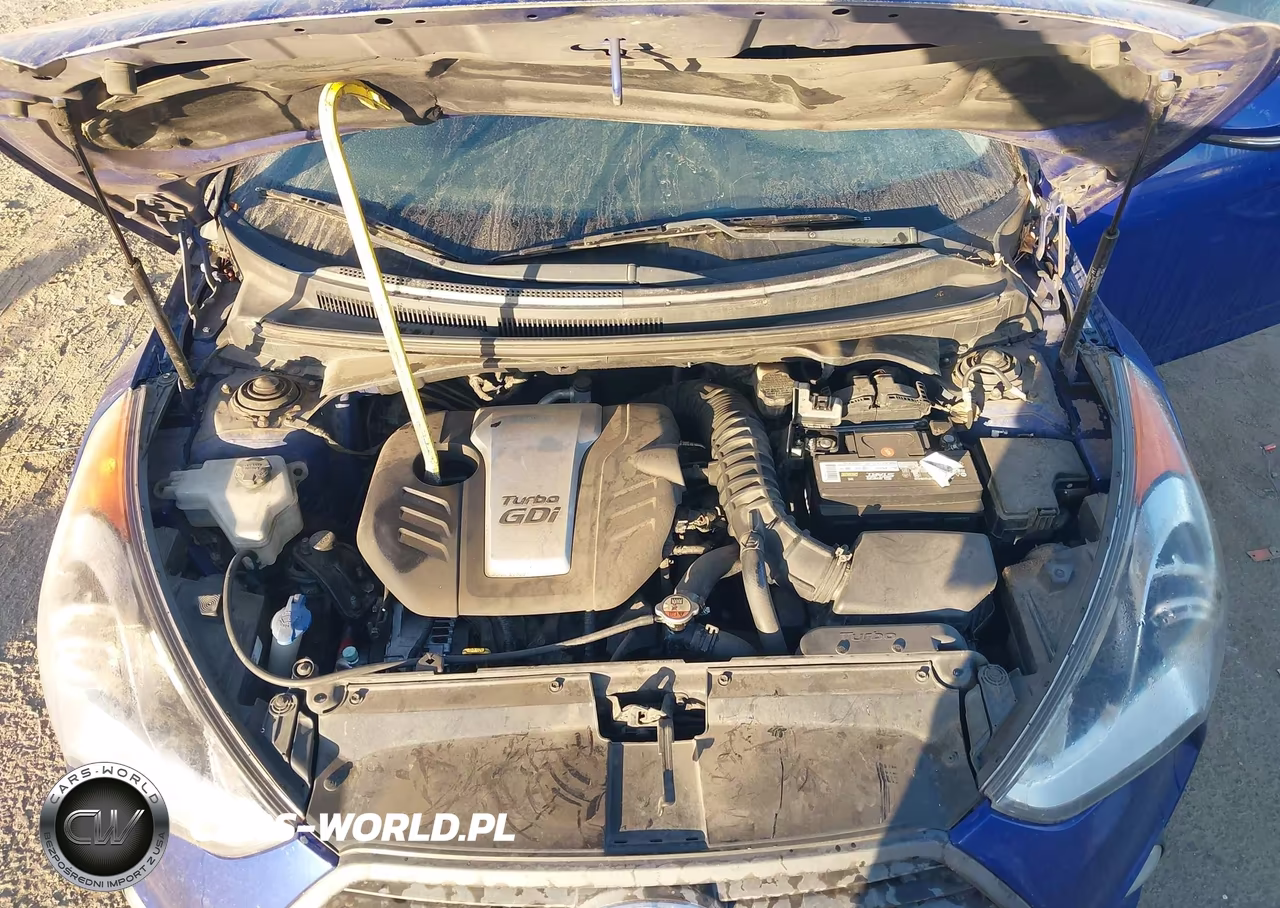 2013 Hyundai Veloster Turbo W-Black VIN:KMHTC6AE1DU158312 - 10