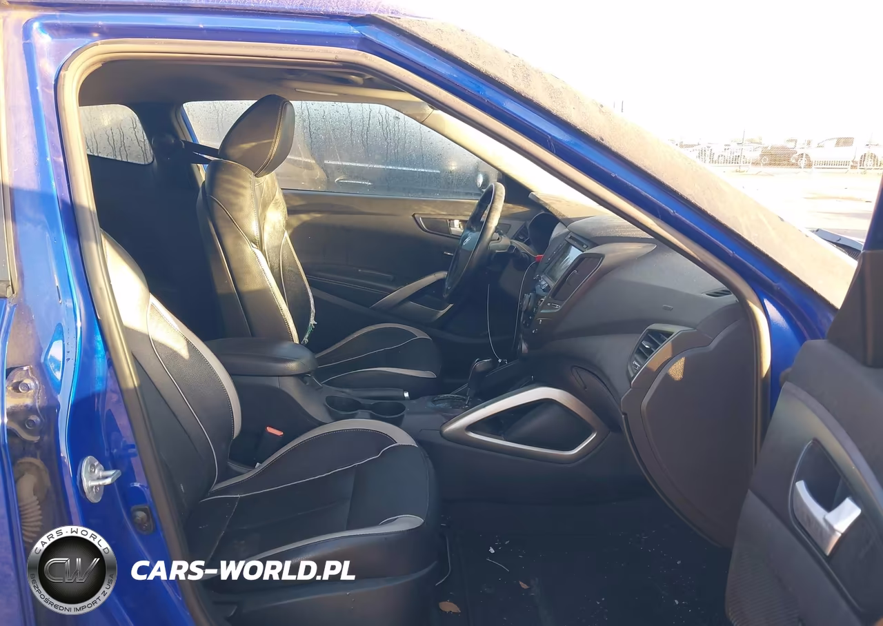 2013 Hyundai Veloster Turbo W-Black VIN:KMHTC6AE1DU158312 - 5