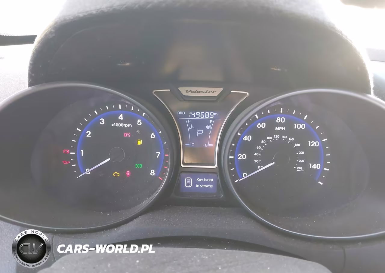 2013 Hyundai Veloster Turbo W-Black VIN:KMHTC6AE1DU158312 - 7